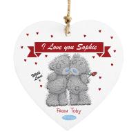 Personalised Me to You Wooden Love Heart Couple Plaque Extra Image 1 Preview